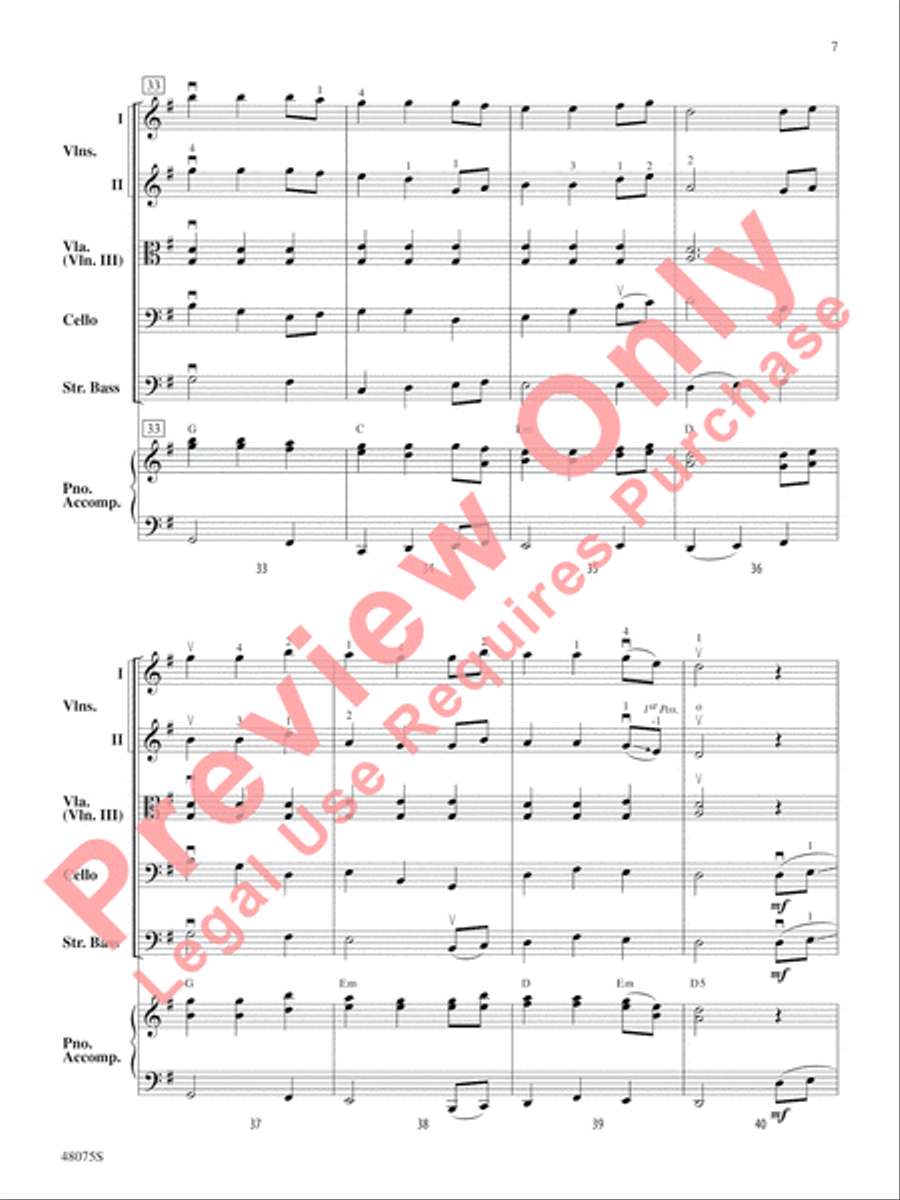 Shifting Sands String Orchestra scores gallery preview page 8