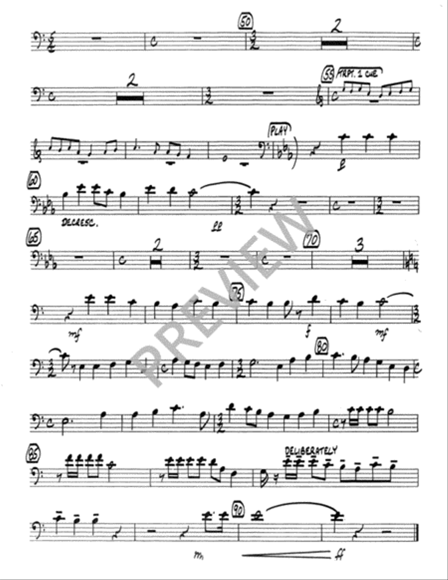 When, in Our Music, God Is Glorified - Instrument edition Trombone scores gallery preview page 7