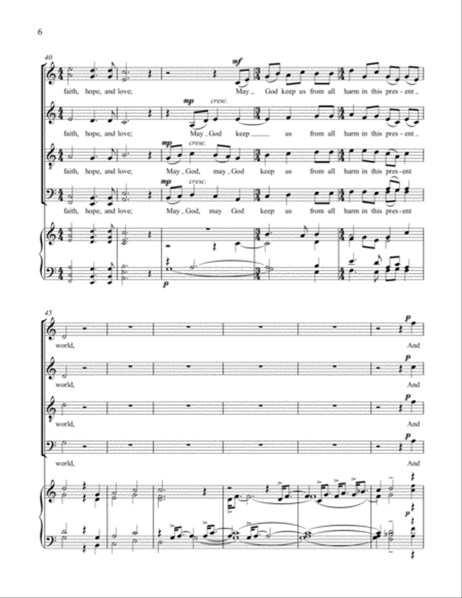 Omnipotens Deus dies 4-Part scores gallery preview page 10