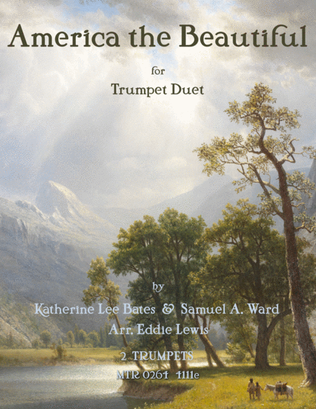 Book cover for America the Beautiful Trumpet Duet