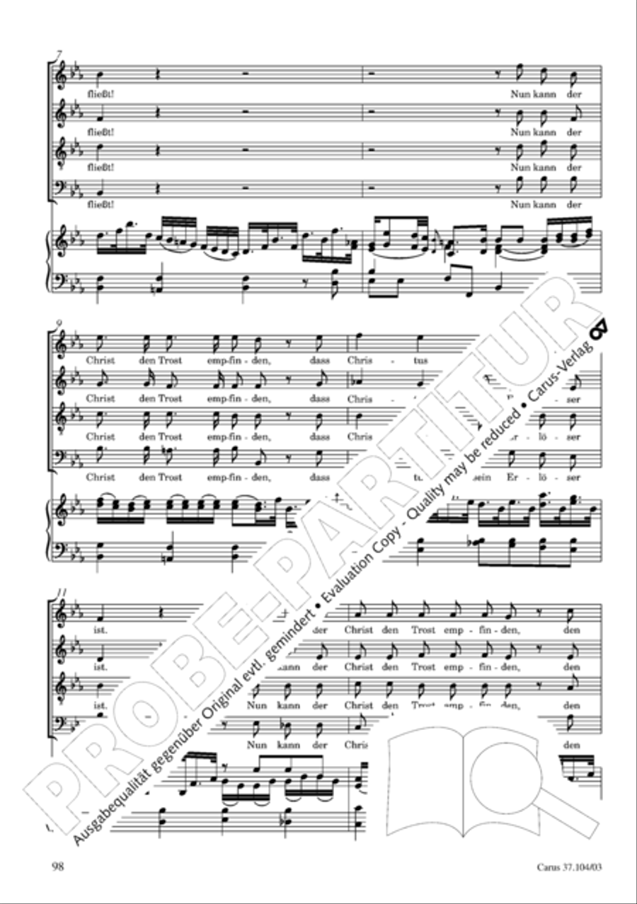 Ein Lammlein geht und tragt die Schuld 4-Part scores gallery preview page 99