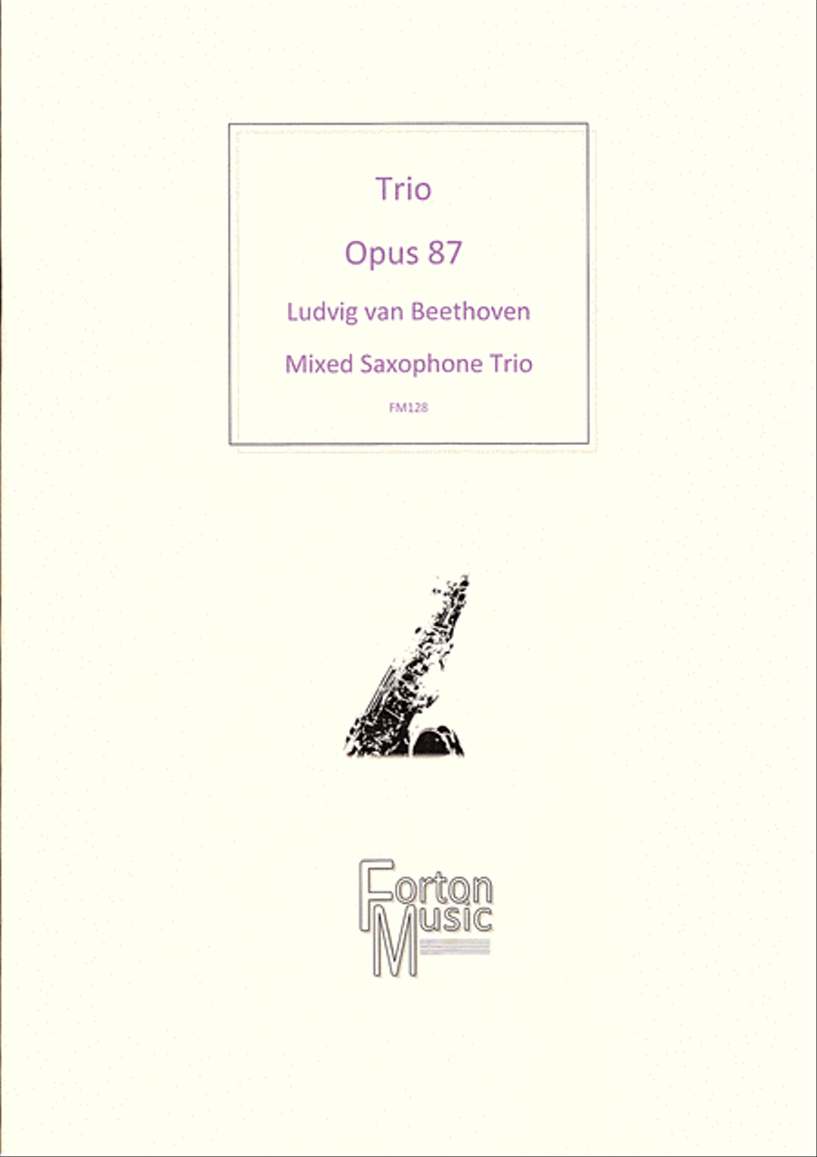 Trio Opus 87 Woodwind Trio scores gallery preview page 1
