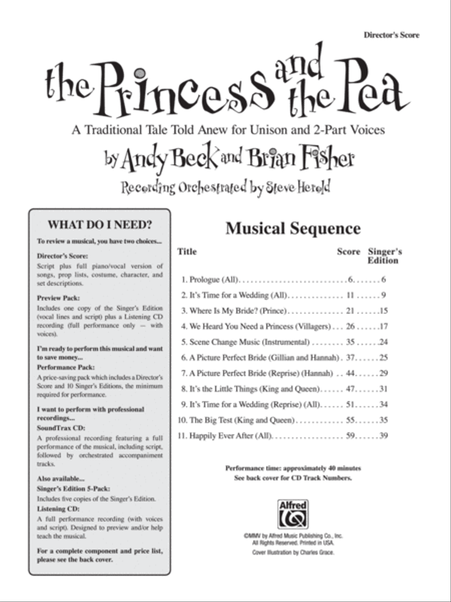 The Princess and the Pea - CD Preview Pak Choir scores gallery preview page 2
