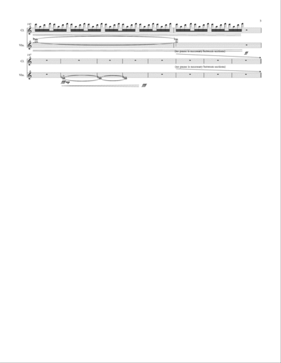 Nordzesse Clarinet scores gallery preview page 3
