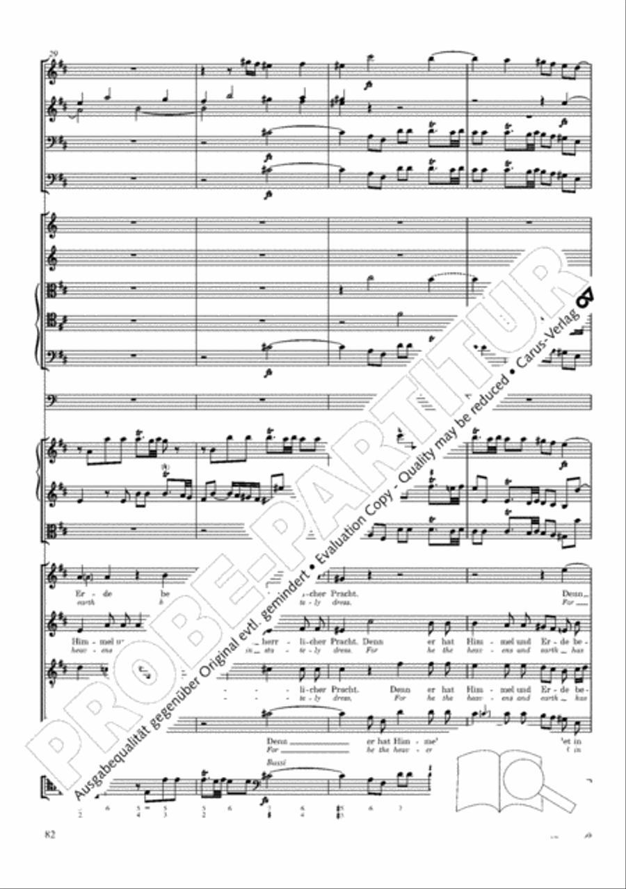 The Creation (Die Schopfung) 4-Part scores gallery preview page 102