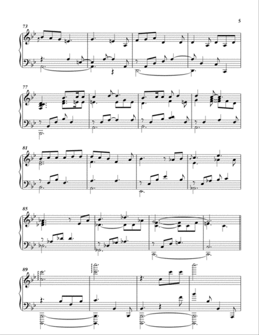 Highs And Lows Piano Solo scores gallery preview page 5