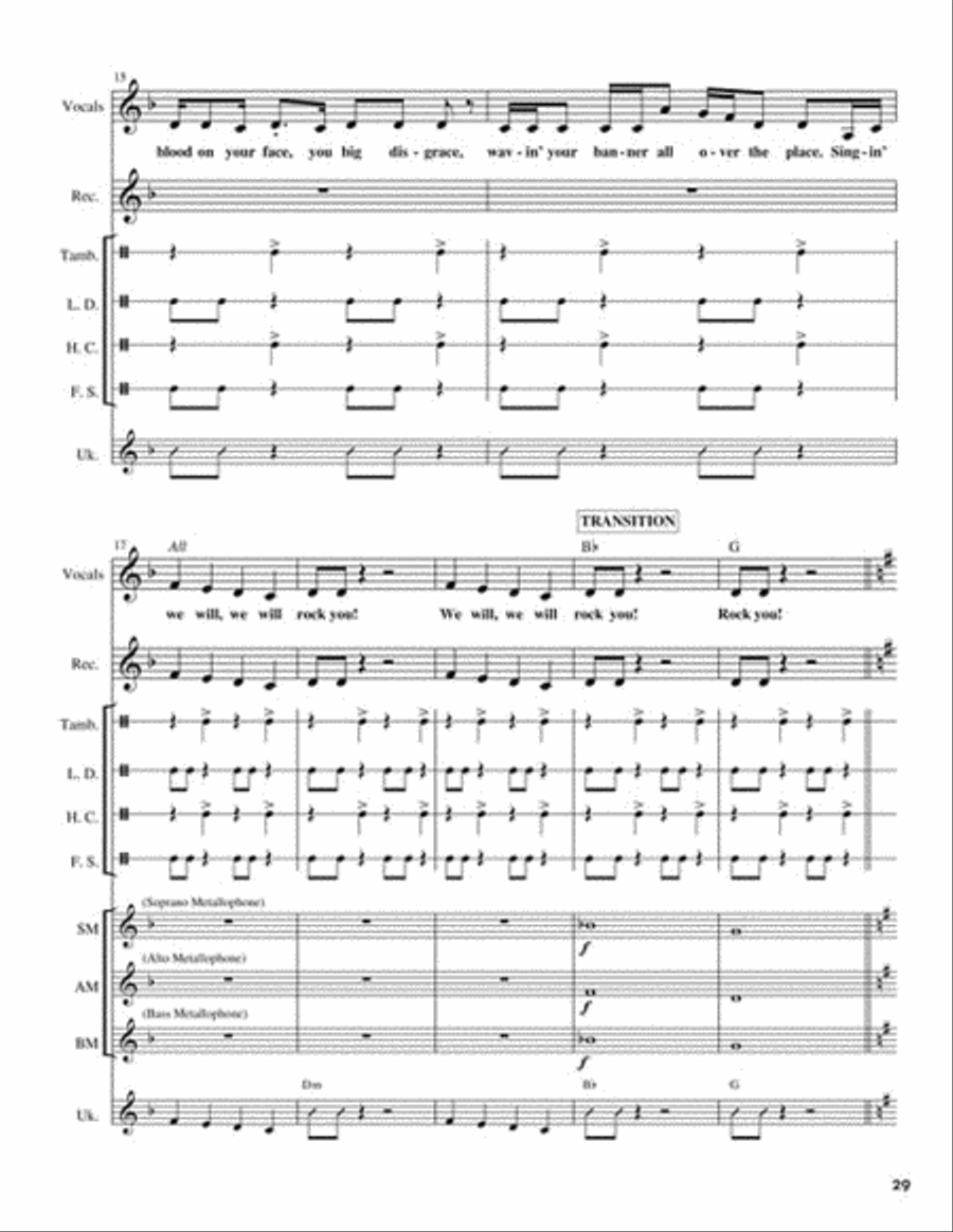 Rockin' Poppin' Classroom Choir scores gallery preview page 8
