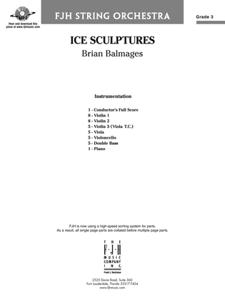 Ice Sculptures: Score