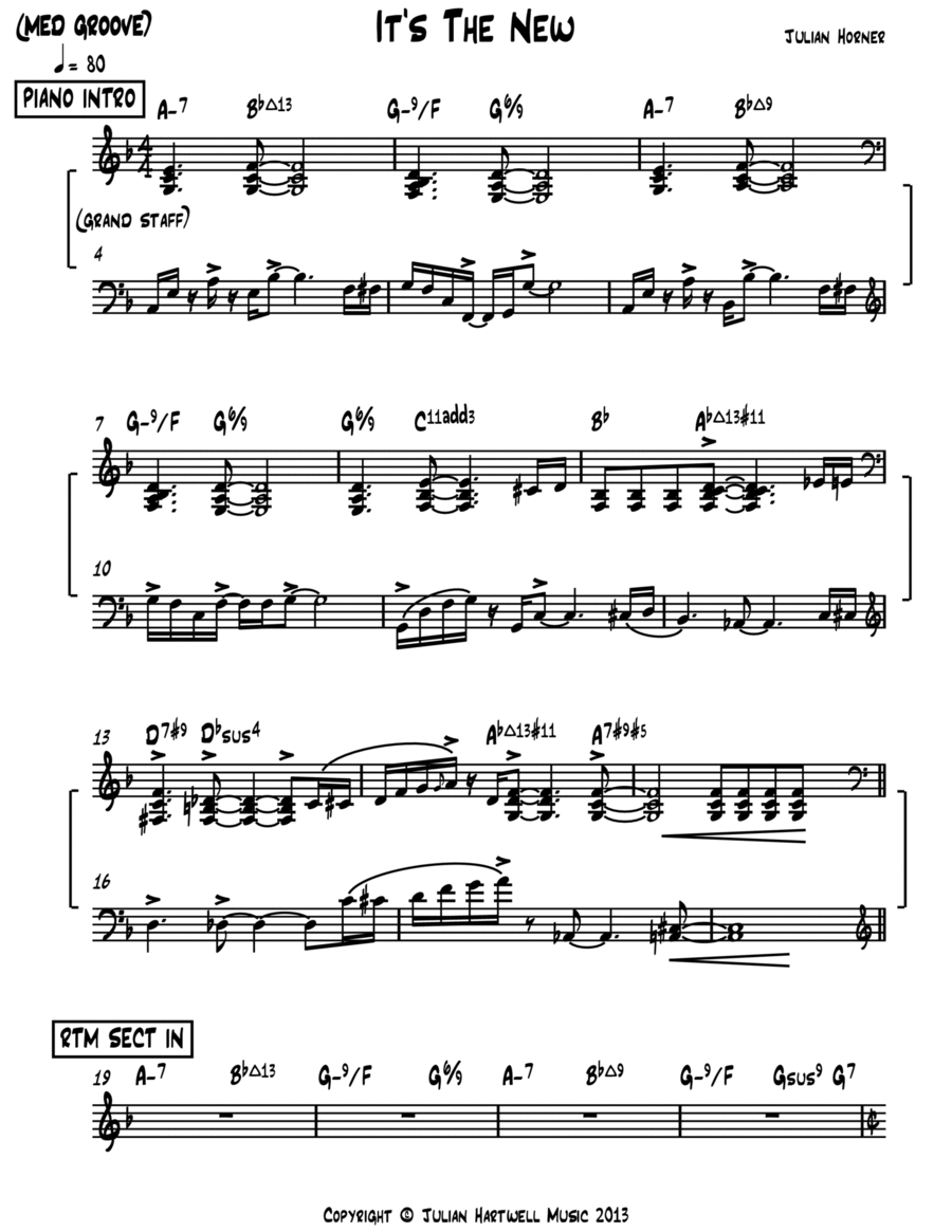 It's The New Piano scores gallery preview page 1