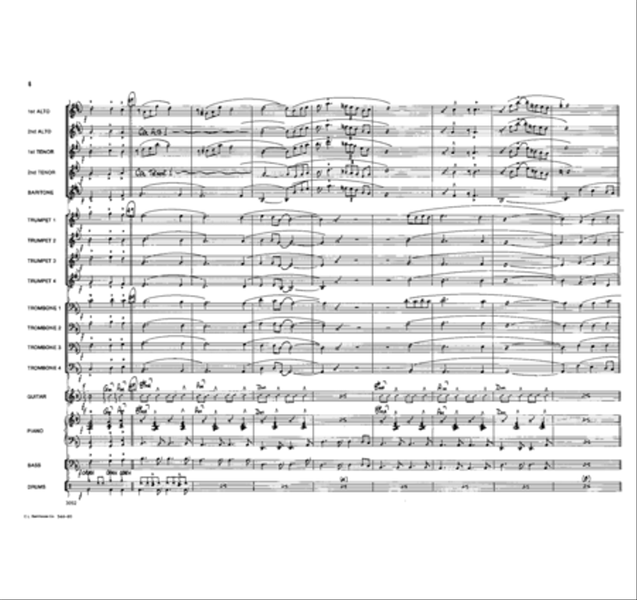 Alien Jazz Ensemble scores gallery preview page 7