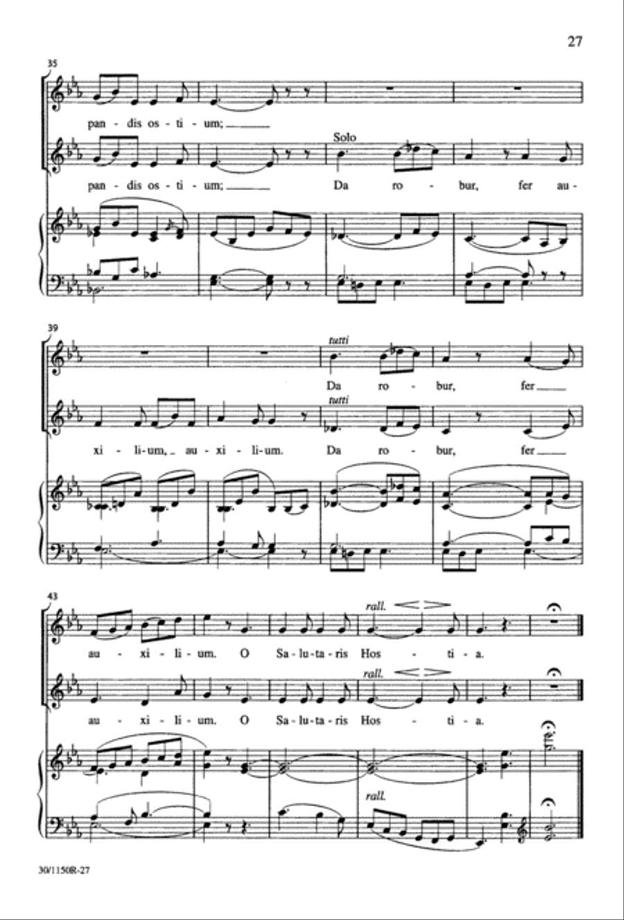 Messe Brève 2-Part scores gallery preview page 28