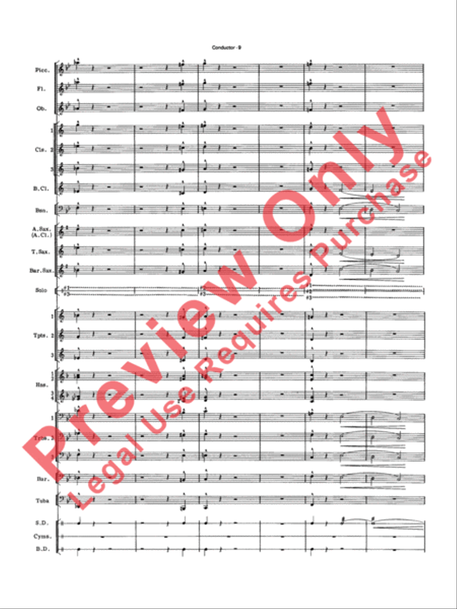 The Homeowners Guide to Making Music Concert Band scores gallery preview page 12