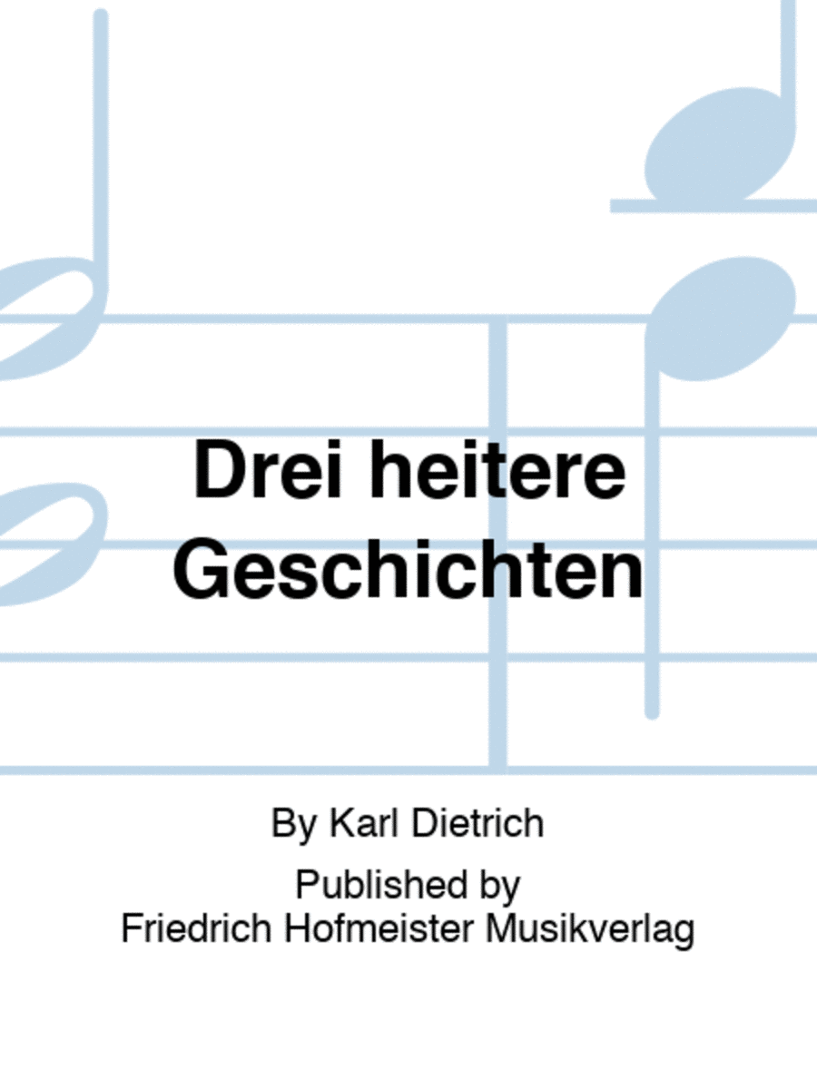 Drei heitere Geschichten 4-Part scores gallery preview page 1