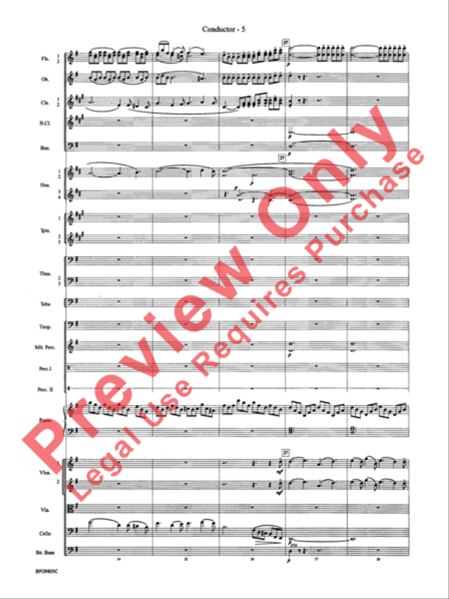 O Holy Night Full Orchestra scores gallery preview page 8
