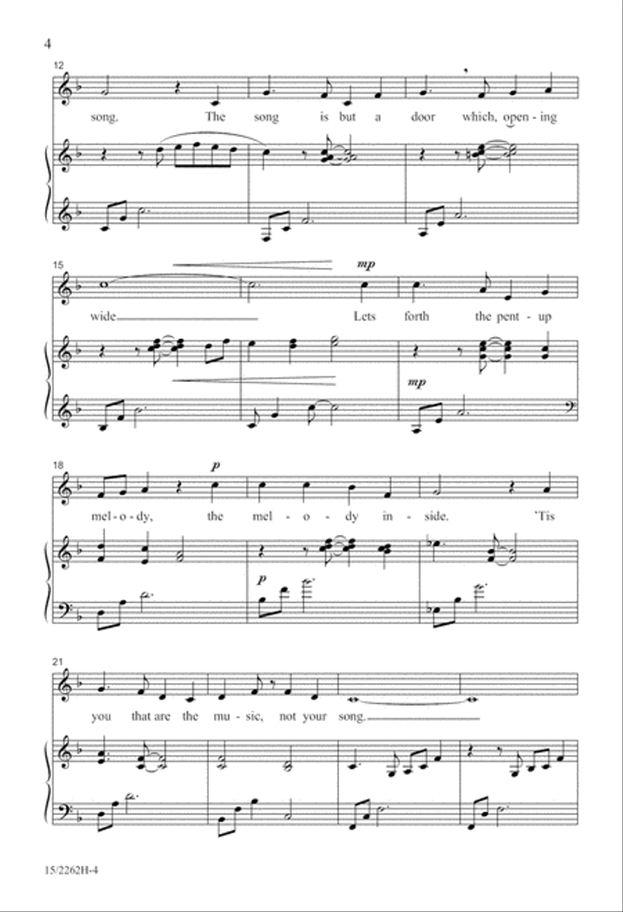 'Tis You That Are the Music SSA scores gallery preview page 4