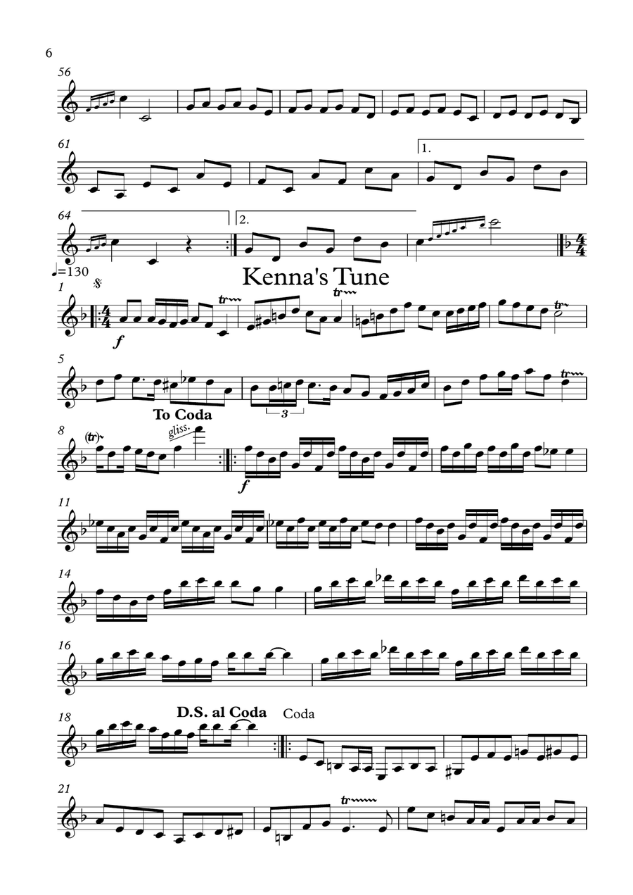 Xylophone Solos Volume 3. Piano scores gallery preview page 6