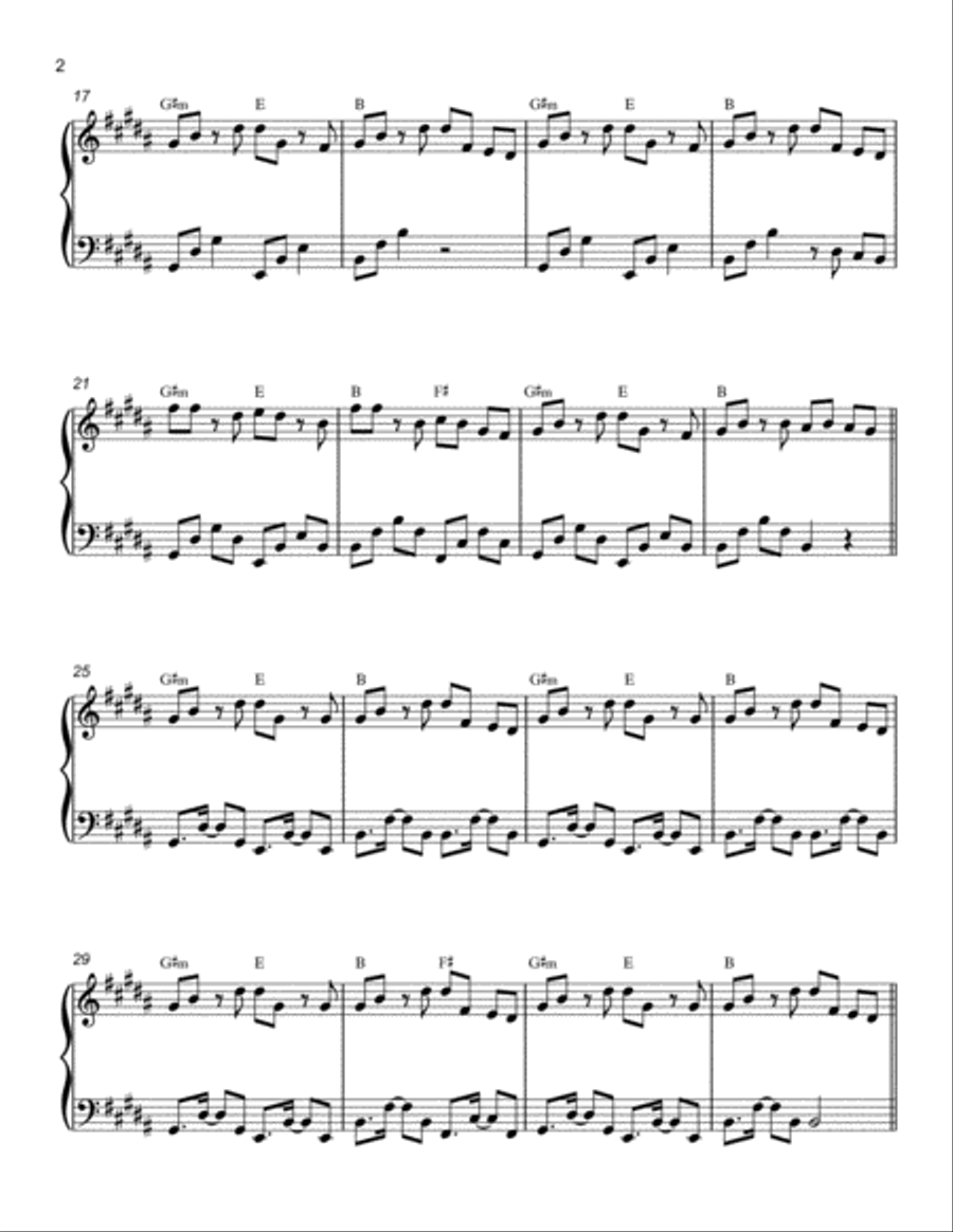 Refresh Refresh Easy Piano scores gallery preview page 2