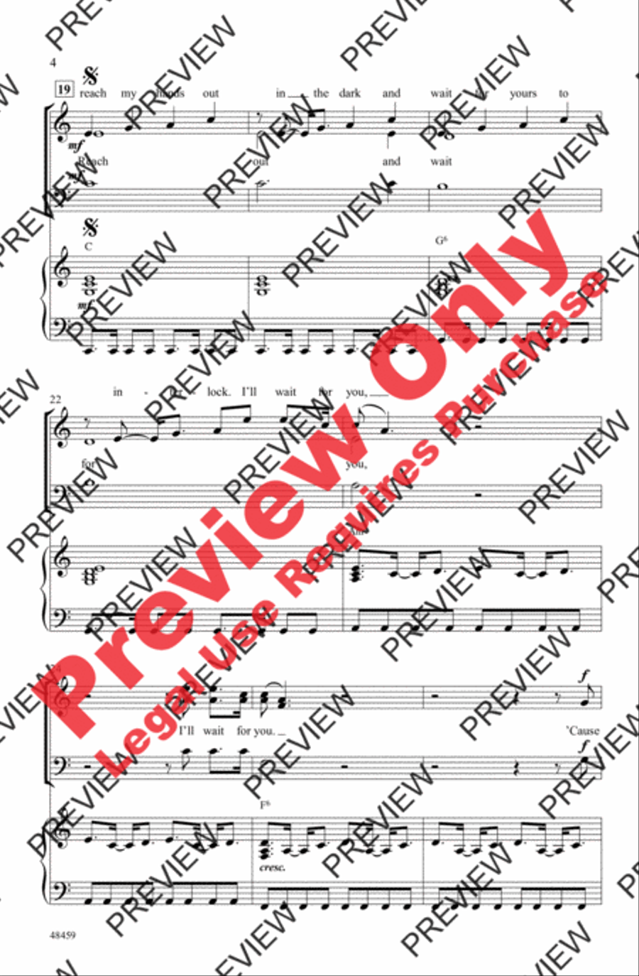 Don't Give Up on Me 3-Part scores gallery preview page 4