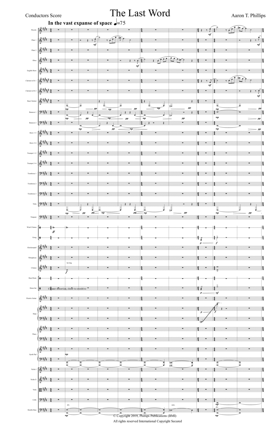 The Last Word The Last Word Small Ensemble scores gallery preview page 1