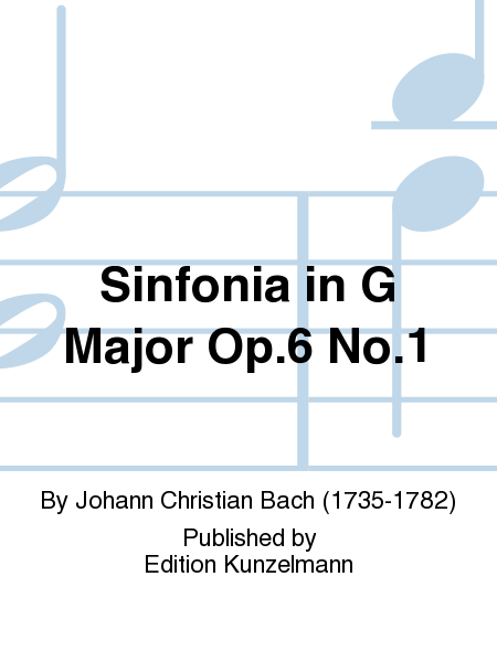 Sinfonia in G Major Op. 6 No. 1
