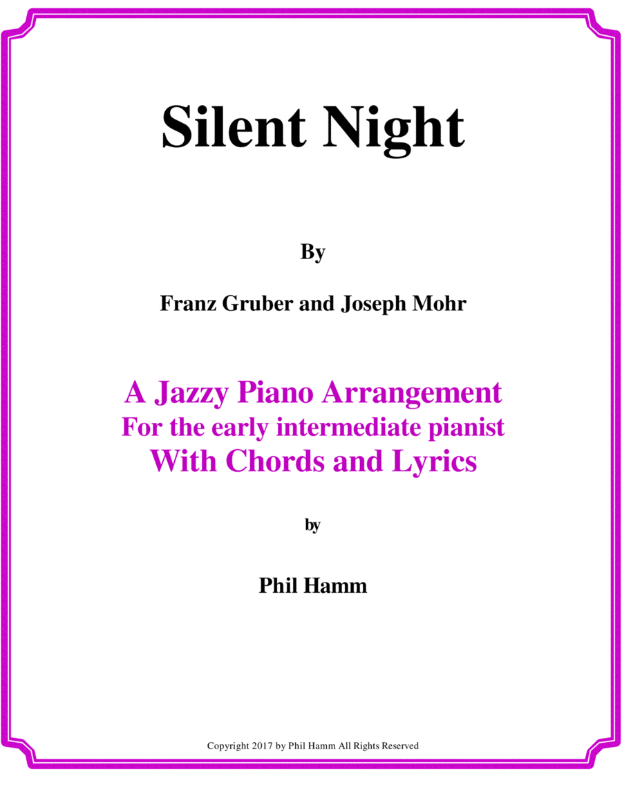 Silent Night Small Ensemble scores gallery preview page 1