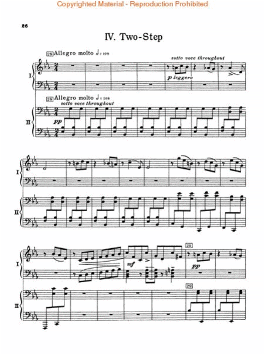 Souvenirs Piano Duet scores gallery preview page 3