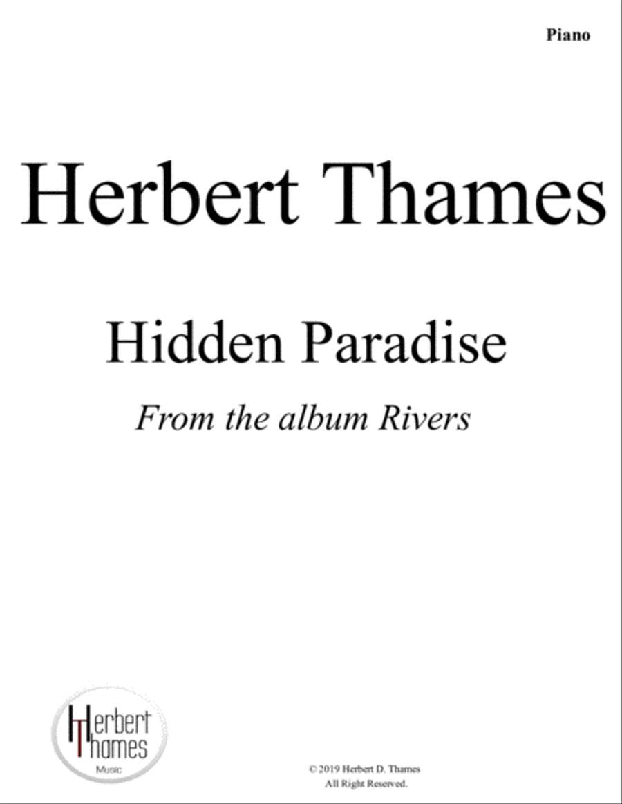 Hidden Paradise Piano Solo scores gallery preview page 1