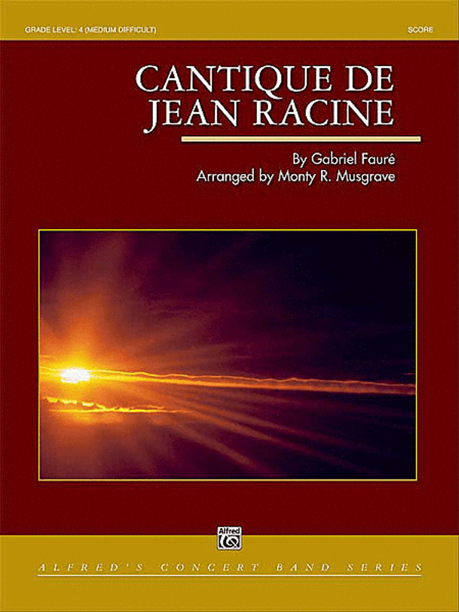 Cantique de Jean Racine Concert Band scores gallery preview page 1