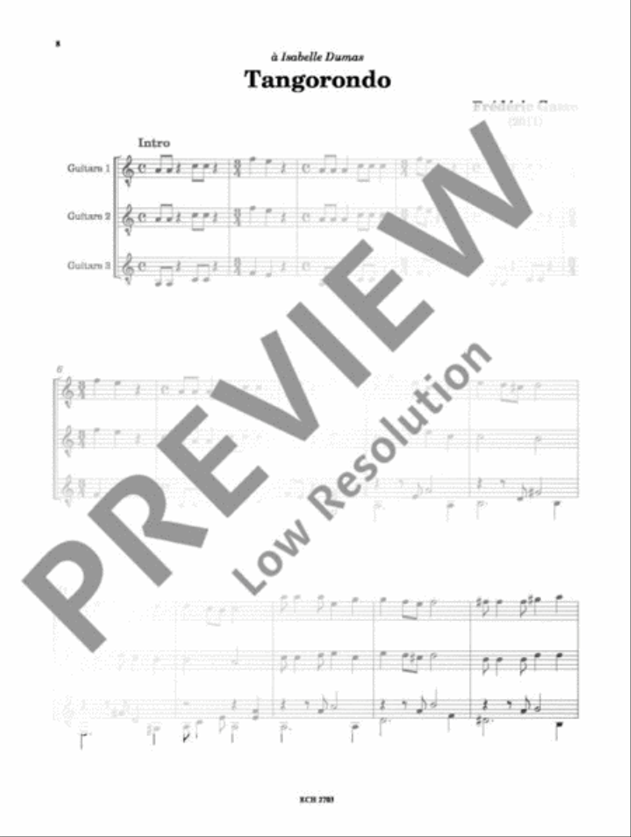 Playing Together 2012 Guitar Ensemble scores gallery preview page 9