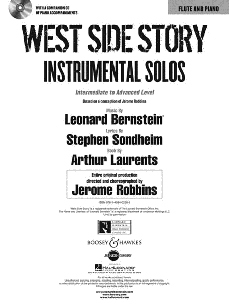 West Side Story Instrumental Solos image number null