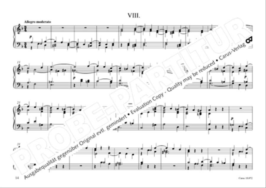 Vogler, 32 Preludes pour l' Orgue ou Pianoforte Piano scores gallery preview page 15