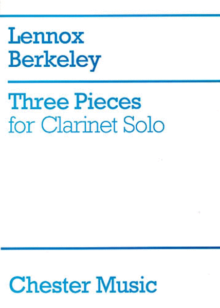 Three Pieces for Clarinet Solo