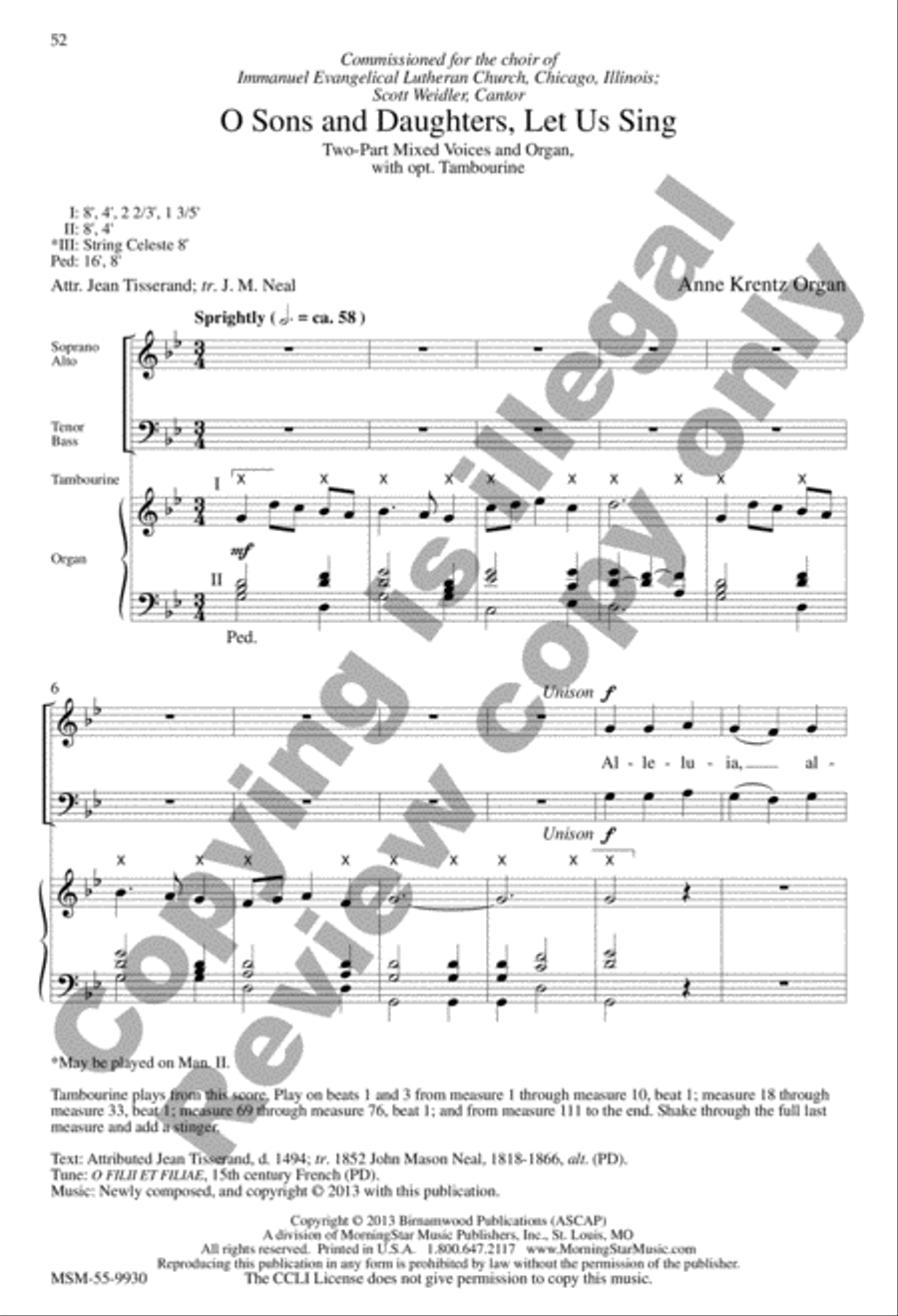O Lord of Light: Nine Two-Part Mixed Anthems for the Church Year 2-Part scores gallery preview page 20