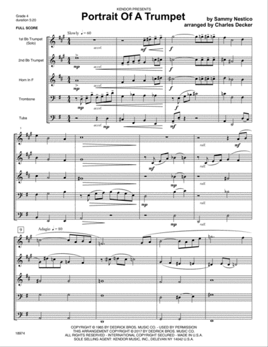 Portrait Of A Trumpet A Trumpet scores gallery preview page 2