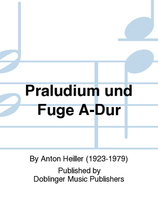 Book cover for Praludium und Fuge A-Dur