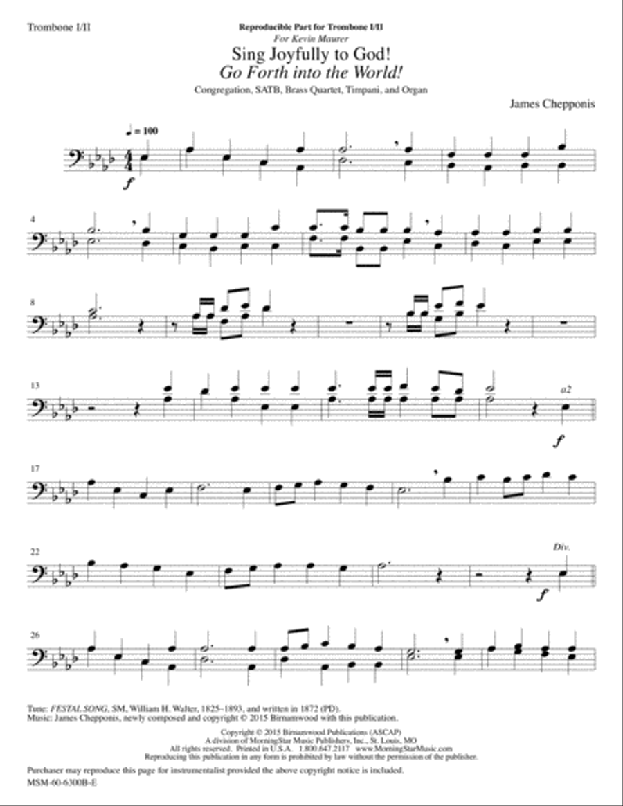 Sing Joyfully to God! Go Forth into the World! Choir scores gallery preview page 5