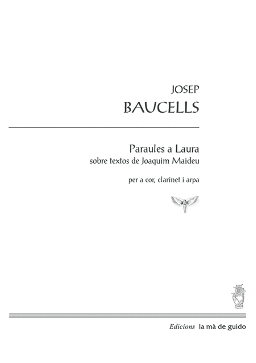 Paraules a Laura Paraules a Laura 4-Part scores gallery preview page 1