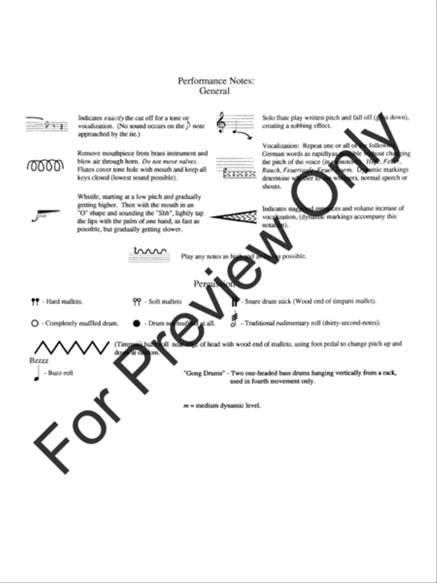 Symphony #1 In Memoriam Dresden 1945 Concert Band scores gallery preview page 4