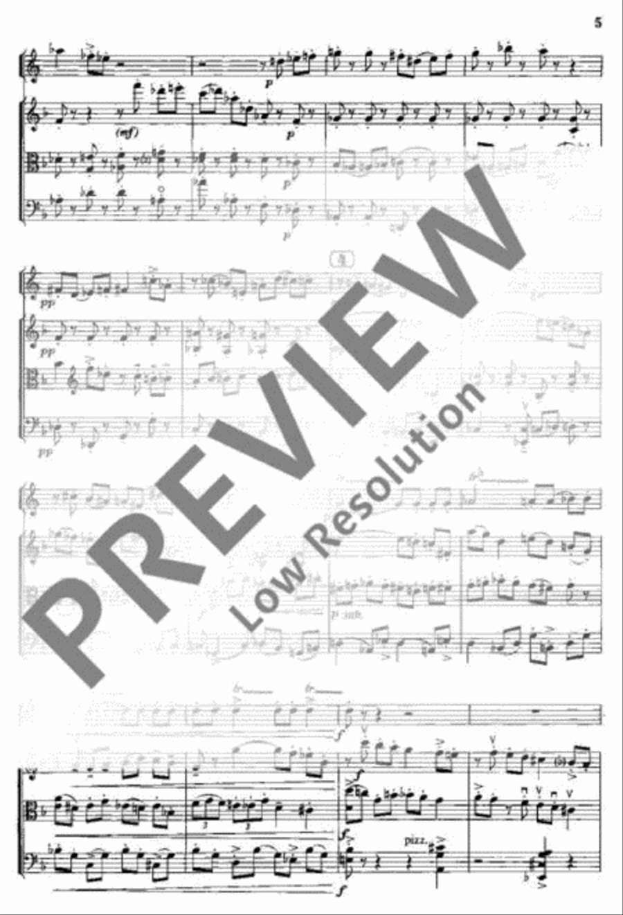 Quartet English Horn scores gallery preview page 6