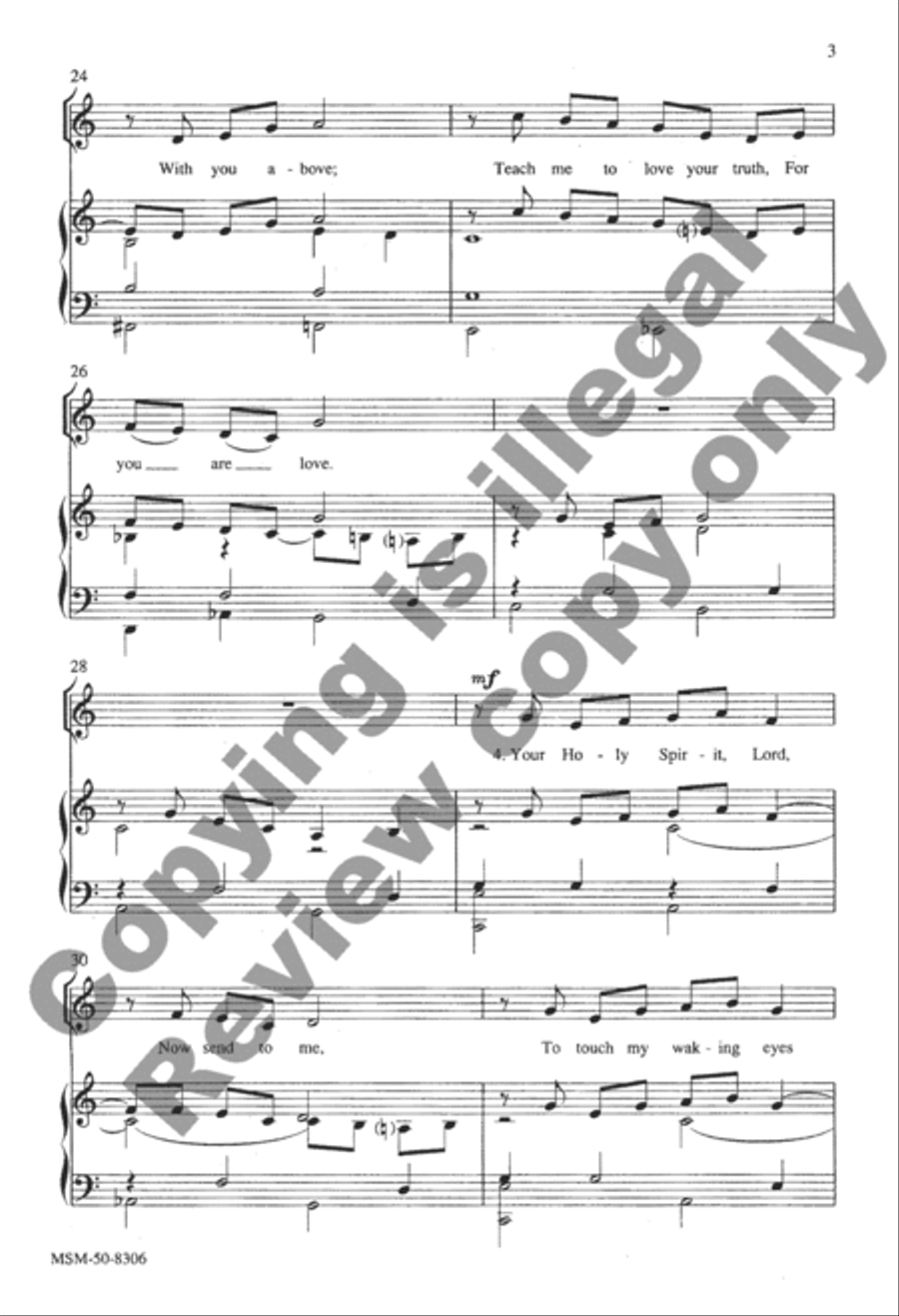 Break Now the Bread of Life Unison Choir scores gallery preview page 8