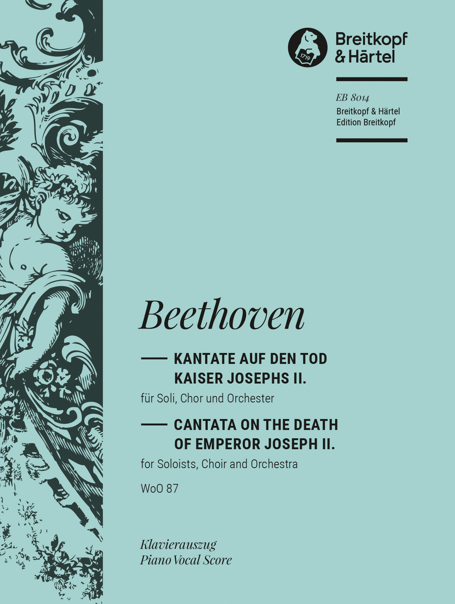 Kantate auf den Tod Kaiser Josephs II. WoO 87 4-Part scores gallery preview page 1