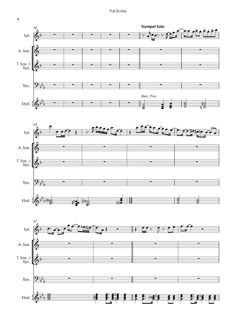 Spanish Hustle Tenor Saxophone scores gallery preview page 6