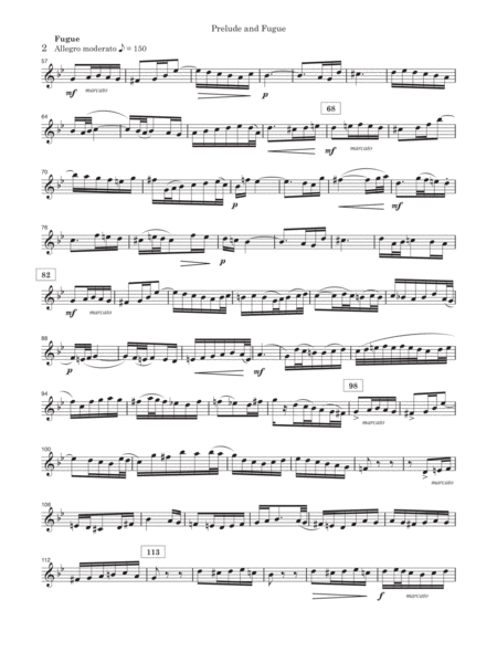 Prelude and Fugue for brass trio image number null