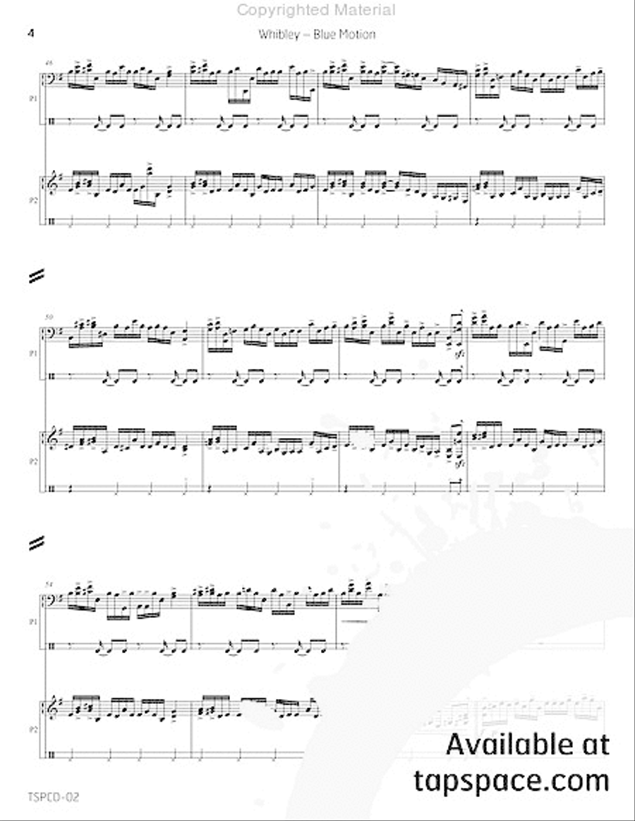 Blue Motion Double Bass scores gallery preview page 9