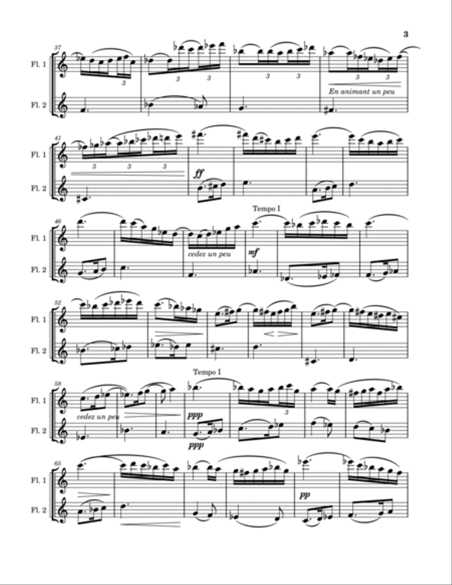 Aria Flute Duet scores gallery preview page 3