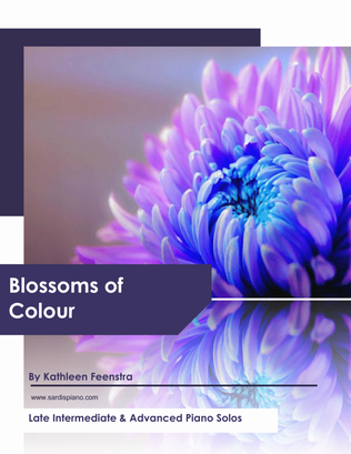 Blossoms of Colour: Digital Piano Book