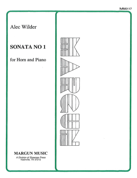 Sonata No 1 For Horn And Piano (New