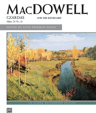 Book cover for MacDowell: Czardas, Opus 24, No. 4