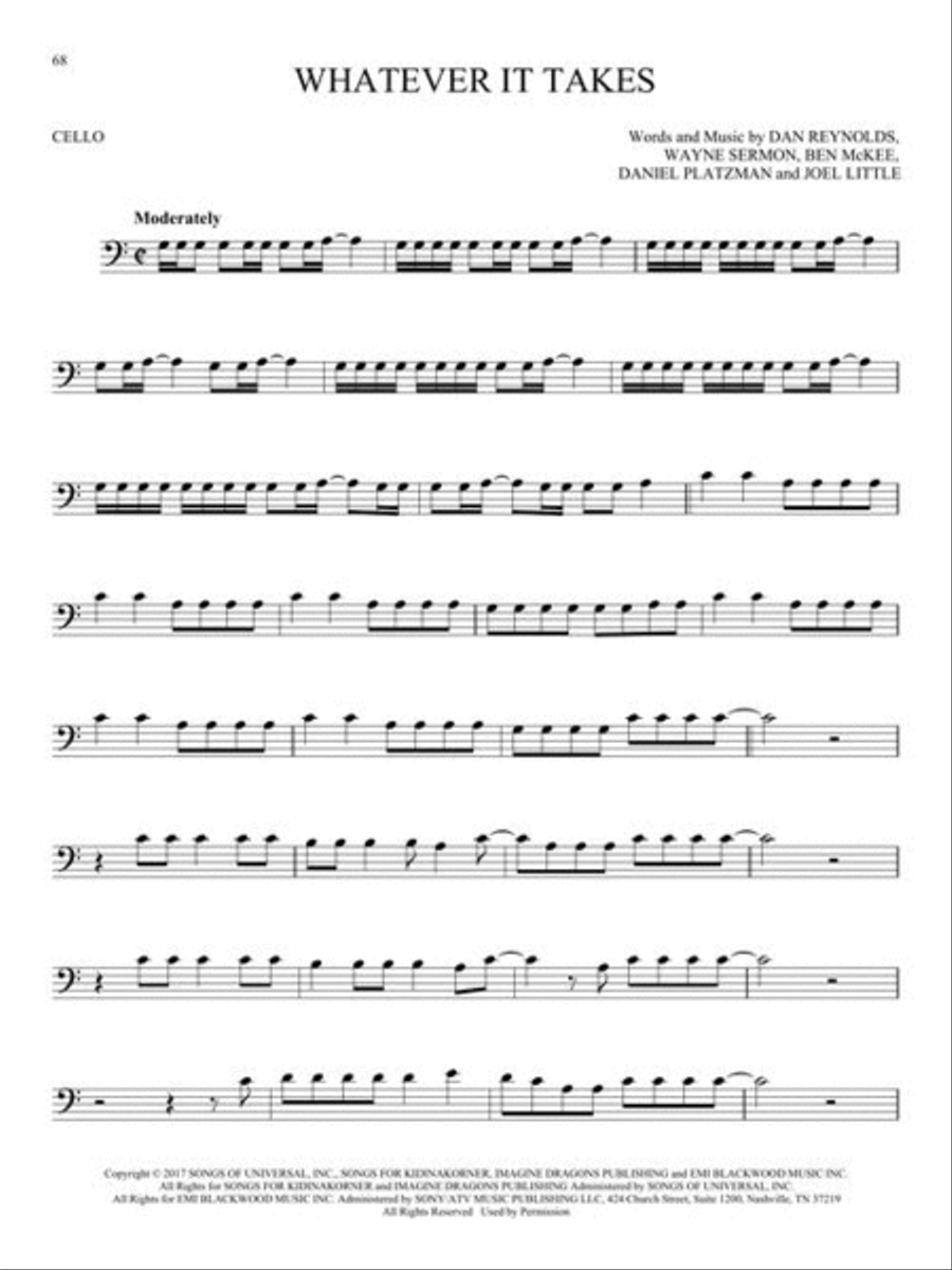 50 Pop Songs for Kids 50 Pop Songs for Kids Cello scores gallery preview page 6