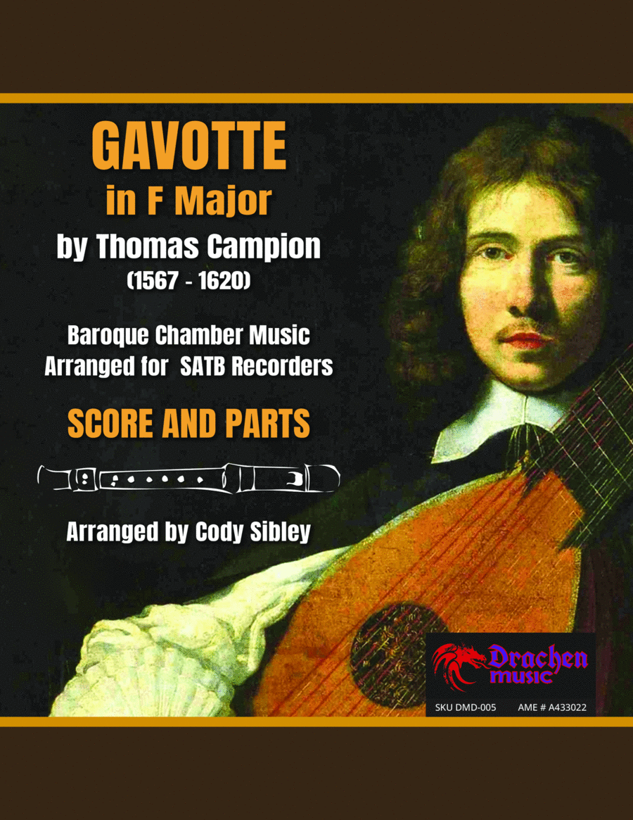 Gavotte in F Major Soprano Recorder scores gallery preview page 1